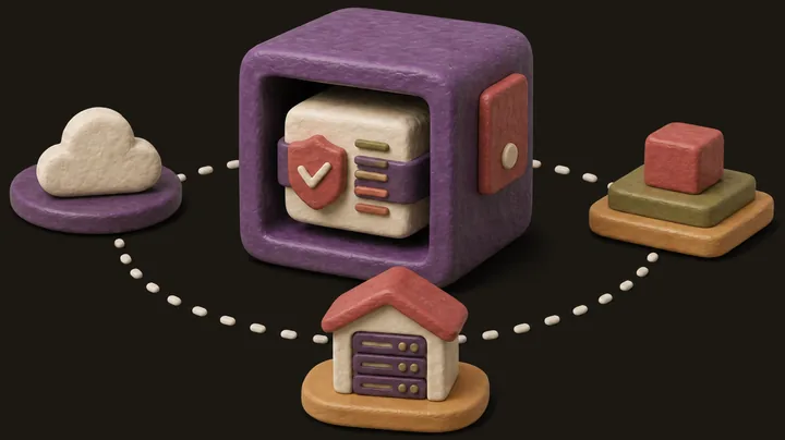Claymation deployment & security illustration